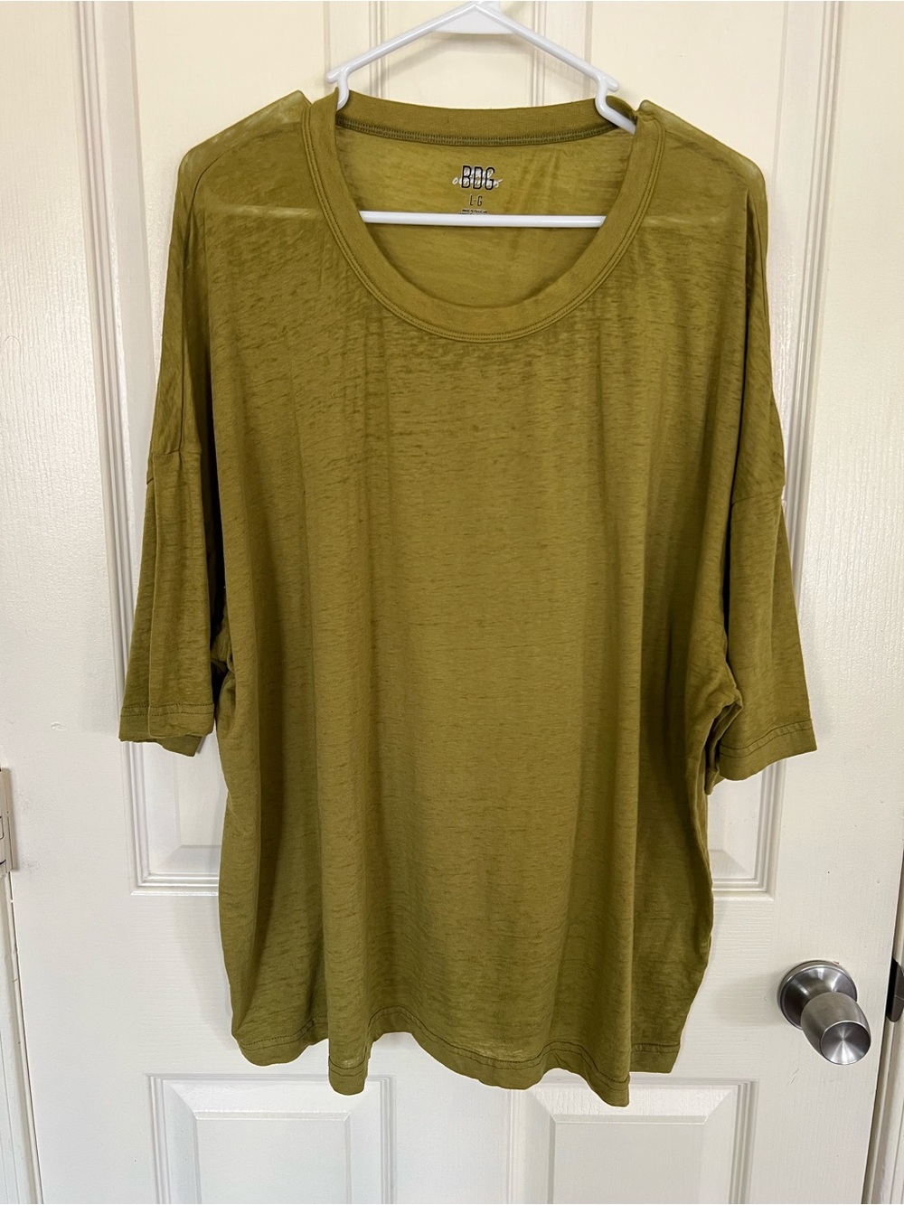BDG Urban Outfitters Olive Green Oversized Dolman Tee Large